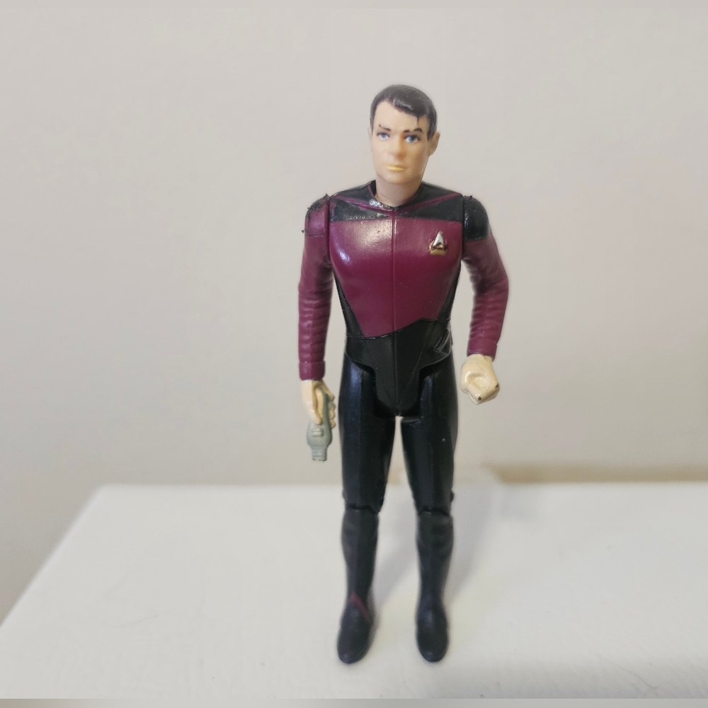 Galoob 1988 Star Trek: The Next Generation 3.75" Figures Set of 2 - Picture 3 of 5